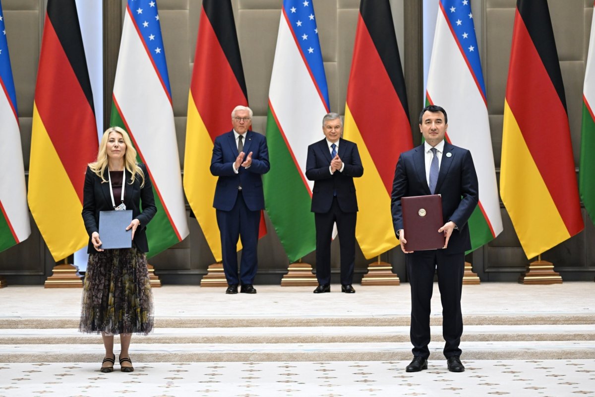 O‘zbekiston va Germaniya: Ko‘ksaroydagi oliy darajadagi muzokaralar va yirik loyihalarga start