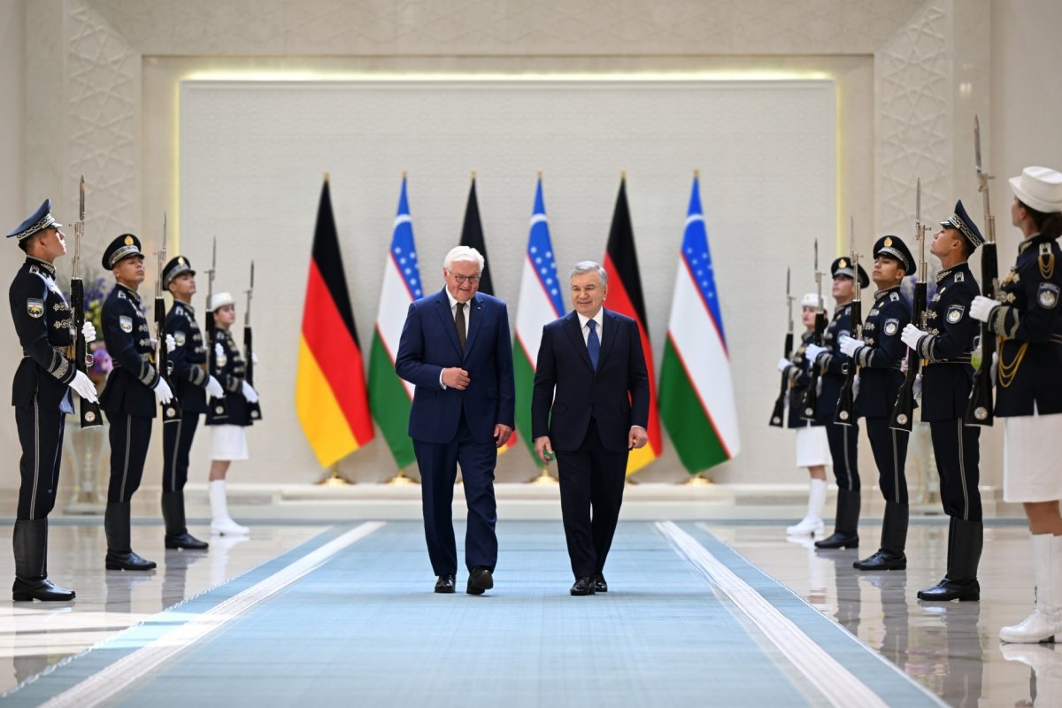 O‘zbekiston va Germaniya: Ko‘ksaroydagi oliy darajadagi muzokaralar va yirik loyihalarga start