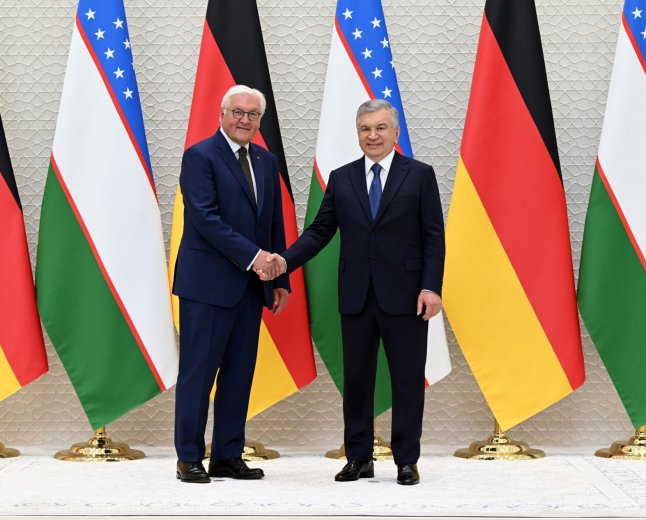 O‘zbekiston va Germaniya: Ko‘ksaroydagi oliy darajadagi muzokaralar va yirik loyihalarga start